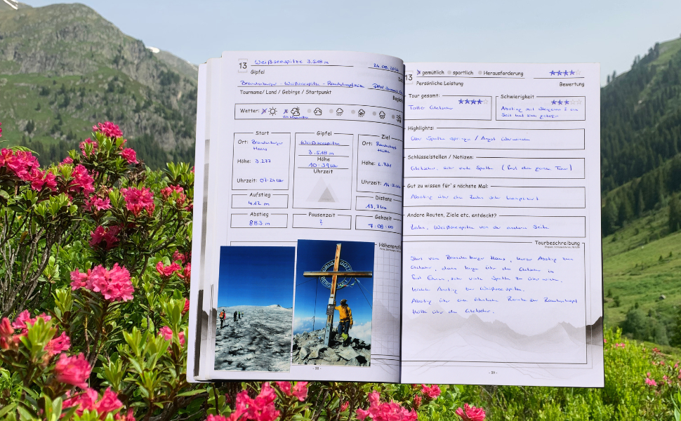 Gipfelbuch 2025 Whatever Books Inhalt Logbuch